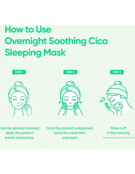 Mascarilla de Noche Calmante Banila Co 100ml - Cica y Panthenol