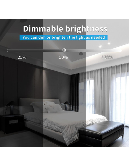 Tira LED COB 20m 6000K Yeewhale Regulable con Control Remoto Tira LED COB 20m 6000K Yeewhale Regulable con Control Remoto