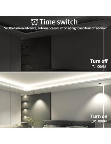 Tira LED COB 20m 6000K Yeewhale Regulable con Control Remoto