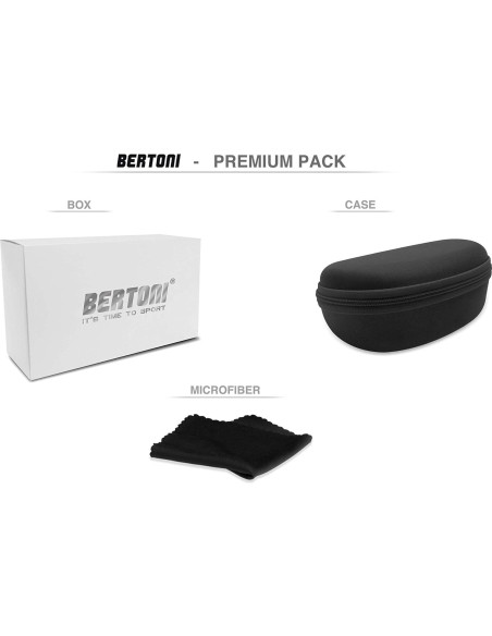 Gafas de Sol Bertoni Quasar Polarizadas Fotoquímicas para Ciclismo