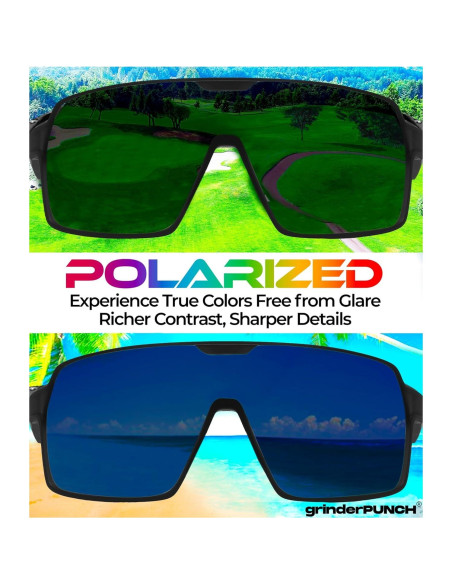 Gafas de Sol Deportivas Polarizadas grinderPUNCH UV400 Azul