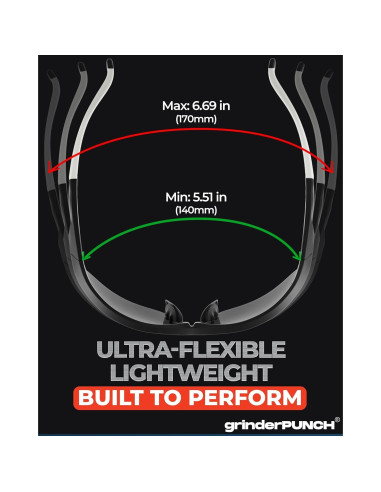 Gafas de Sol Deportivas Polarizadas grinderPUNCH UV400 Azul