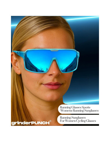Gafas de Sol Deportivas Polarizadas grinderPUNCH UV400 Azul