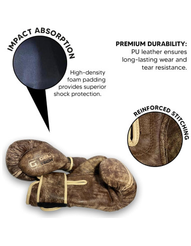 Almohadillas de Boxeo ARIMA de Cuero Vintage 25x19x5 cm