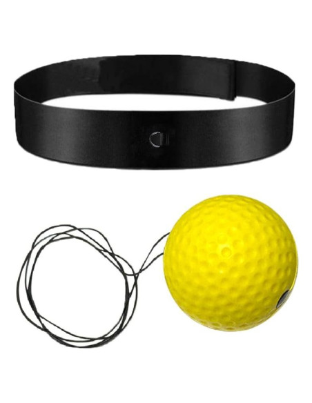 Bola de Reflexión de Boxeo AHUKARUR con Protección y Línea Elástica