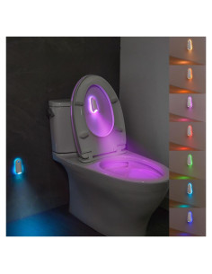 Luz de Inodoro LED BLE con Sensor de Movimiento - Paquete de 2