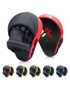 Guantes de Boxeo Xnature Rojo - Almohadillas de Entrenamiento