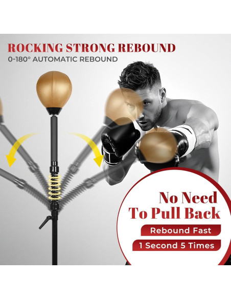 Bolsa de Boxeo de Pie INNOLIFE Ajustable 1.83m Poliuretano