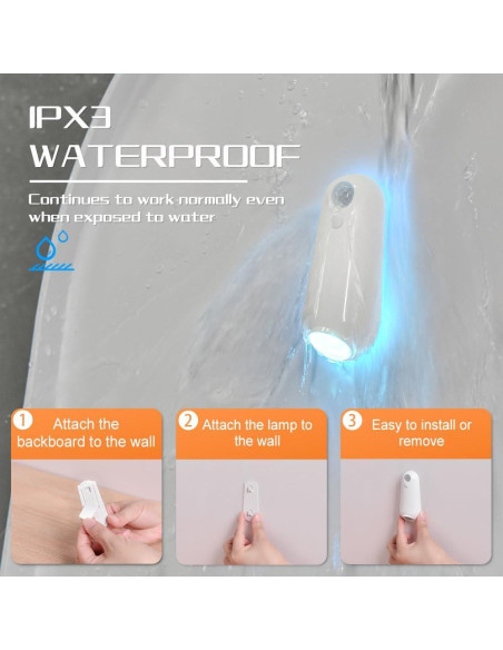 Luz de Inodoro LED BLE con Sensor de Movimiento - Paquete de 2