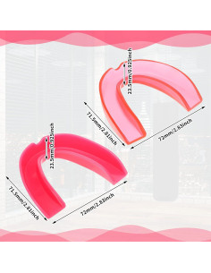 Kathfly 100 Pcs Protector Bucal Juvenil Silicona Fútbol Boxeo 2