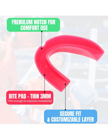 Kathfly 100 Pcs Protector Bucal Juvenil Silicona Fútbol Boxeo