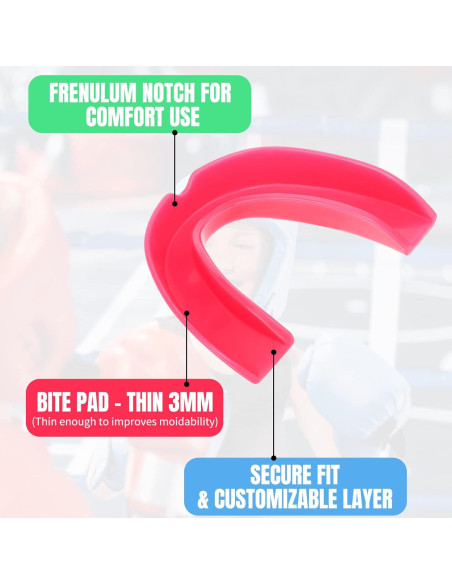 Kathfly 100 Pcs Protector Bucal Juvenil Silicona Fútbol Boxeo