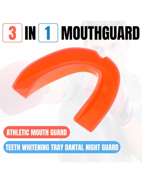 Kathfly 100 Pcs Protector Bucal Juvenil Silicona Fútbol Boxeo