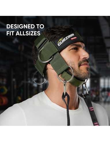 Arnés para Cuello GurZinn - Ajustable 100cm Neopreno Verde