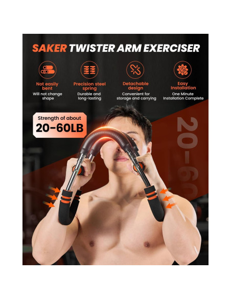 Entrenador de Brazos Saker CP84844-X63143 Ajustable 9-27kg