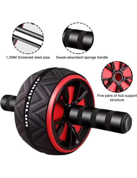 Rueda de Abdominales Genérico con Almohadilla - Fitness en Casa