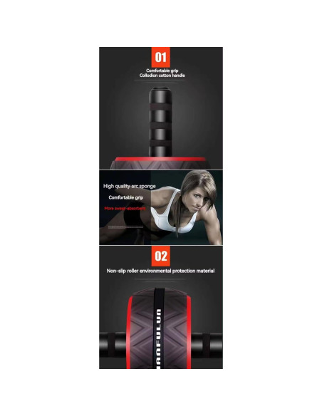 Rueda de Abdominales Genérico con Almohadilla - Fitness en Casa