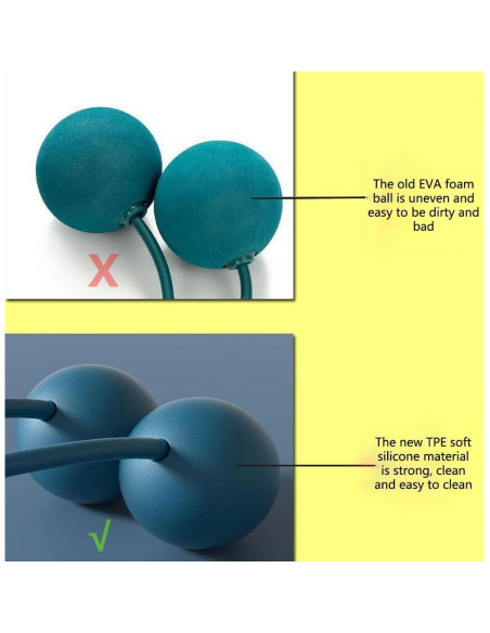 Cuerda de Salto Inalámbrica SCRAFTION con Peso - Ejercicio Cardio
