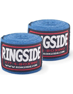 Vendas de Boxeo Ringside Junior Algodón 304.8 cm Negro 2