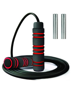 Cuerda de Salto con Peso N1Fit 0.45kg Ajustable para Fitness