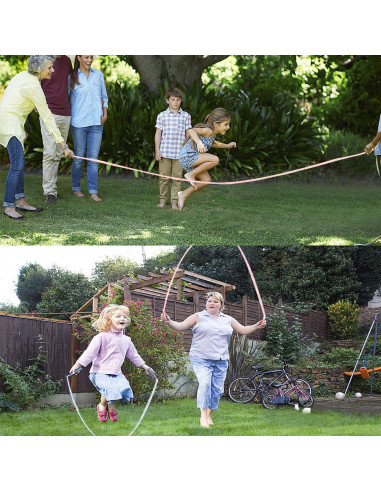 Cuerda de Saltar Redify Ajustable 2.8m Antideslizante Rosa Azul