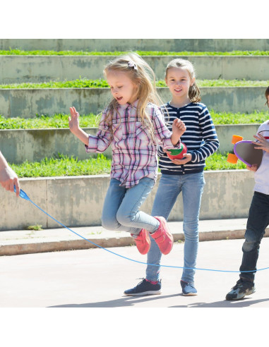 Cuerdas de Saltar Coloridas Aodaer 2.2m Ajustables para Niños