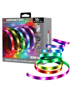 Tira LED Monster Smart RGB+IC 3.05m - Luces reactivas al sonido