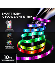 Tira LED Monster Smart RGB+IC 3.05m - Luces reactivas al sonido 2