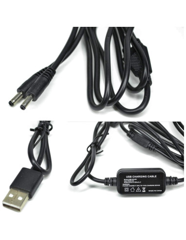 Cable USB SNOW DEER para Guantes y Calcetines Calentados