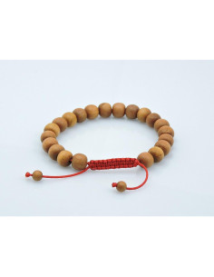 Pulsera Mala de Madera Tibetana para Meditación - 26 Cuentas 2