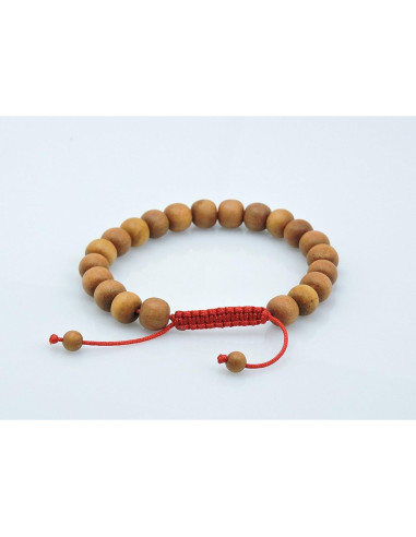 Pulsera Mala de Madera Tibetana para Meditación - 26 Cuentas