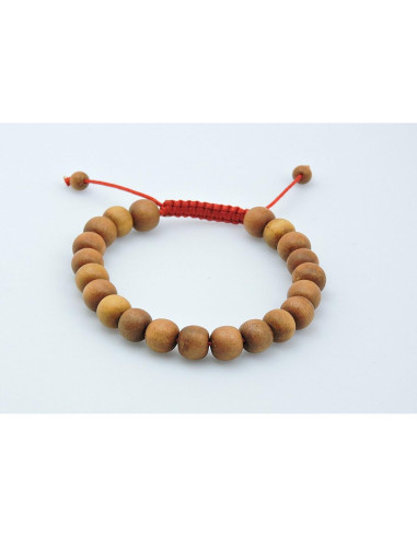 Pulsera Mala de Madera Tibetana para Meditación - 26 Cuentas