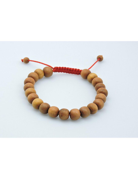 Pulsera Mala de Madera Tibetana para Meditación - 26 Cuentas