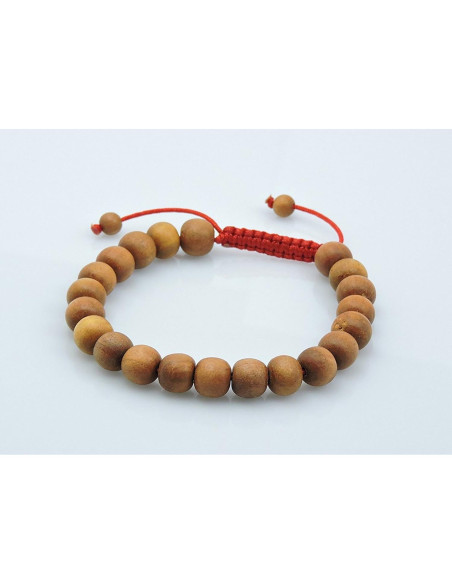 Pulsera Mala de Madera Tibetana para Meditación - 26 Cuentas