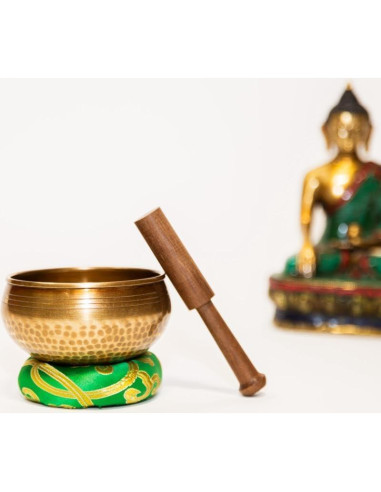 Juego de Cuencos Tibetanos Dharma Guru 8 cm Bronce