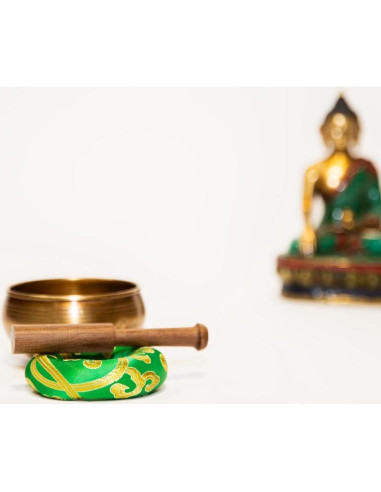 Juego de Cuencos Tibetanos Dharma Guru 8 cm Bronce