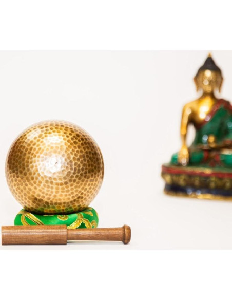 Juego de Cuencos Tibetanos Dharma Guru 8 cm Bronce