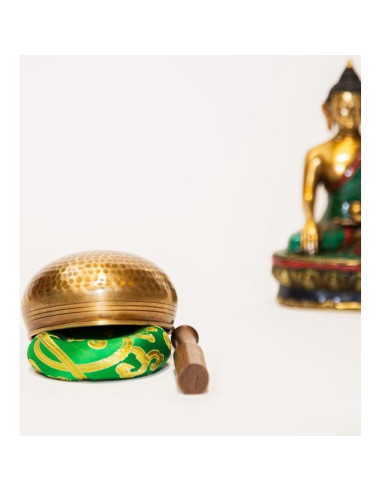 Juego de Cuencos Tibetanos Dharma Guru 8 cm Bronce