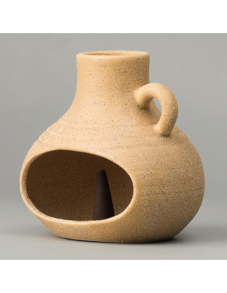Soporte Quemador de Incienso Pincasol Cerámica Beige 10.16cm