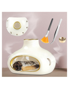 Quemador de Incienso Cerámica Esmorah 5 en 1 para Meditación