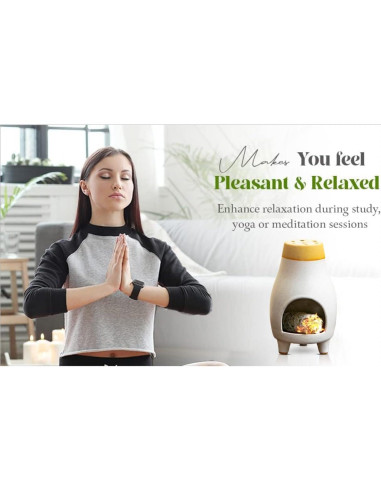 Soporte de Incienso Palo Santo Sage ALAIYE Cerámica 20x12 cm