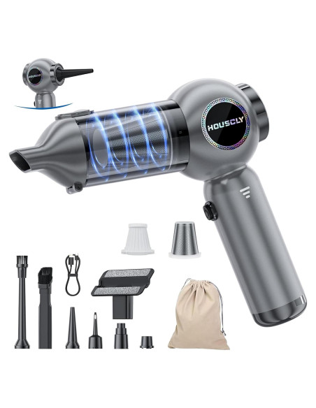 Aspiradora de Mano Houscly ST-6663 Inalámbrica 25000Pa 4-en-1 Aspiradora de Mano Houscly ST-6663 Inalámbrica 25000Pa 4-en-1