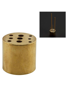 Soporte de Incienso E-outstanding de Latón 9 Agujeros 2cm