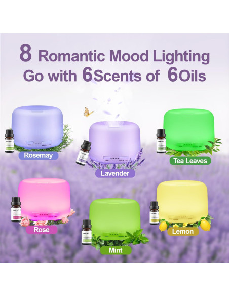 Difusor de Aceite Esencial Mubarek 500ML con Altavoz Bluetooth