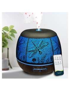 Difusor de Aceites Esenciales Roonbo 400ml Control Remoto