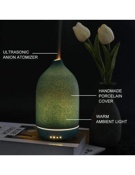 Difusor de Aceite Esencial ZEIGGA LAB M40 Cerámica 100ml