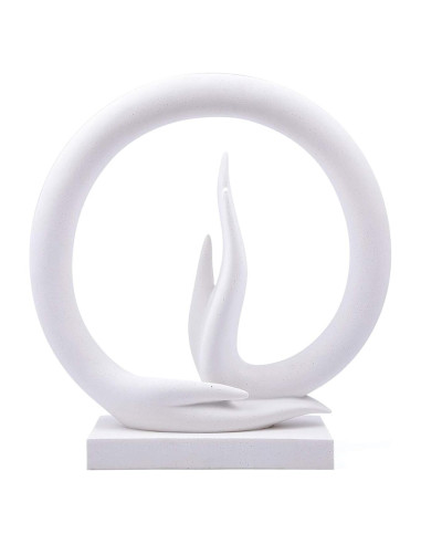 Estatua Mano de Buda Carefree Fish 29x33 cm Arenisca 3 kg