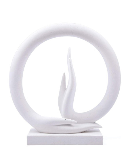 Estatua Mano de Buda Carefree Fish 29x33 cm Arenisca 3 kg