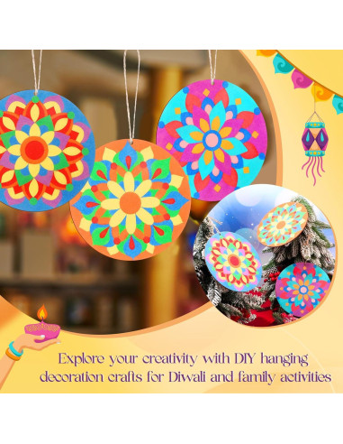 Kit de Arte de Arena Mandala Kolldenn - 12 Piezas DIY