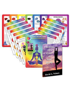 Kit de Cartas de Sanación de Chakras Luz de Sanación Profunda